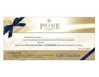 Overnight Stay at Prime Hotel for 2