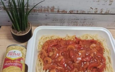 Saucy Spaghetti #PinaSARAP with Mushrooms